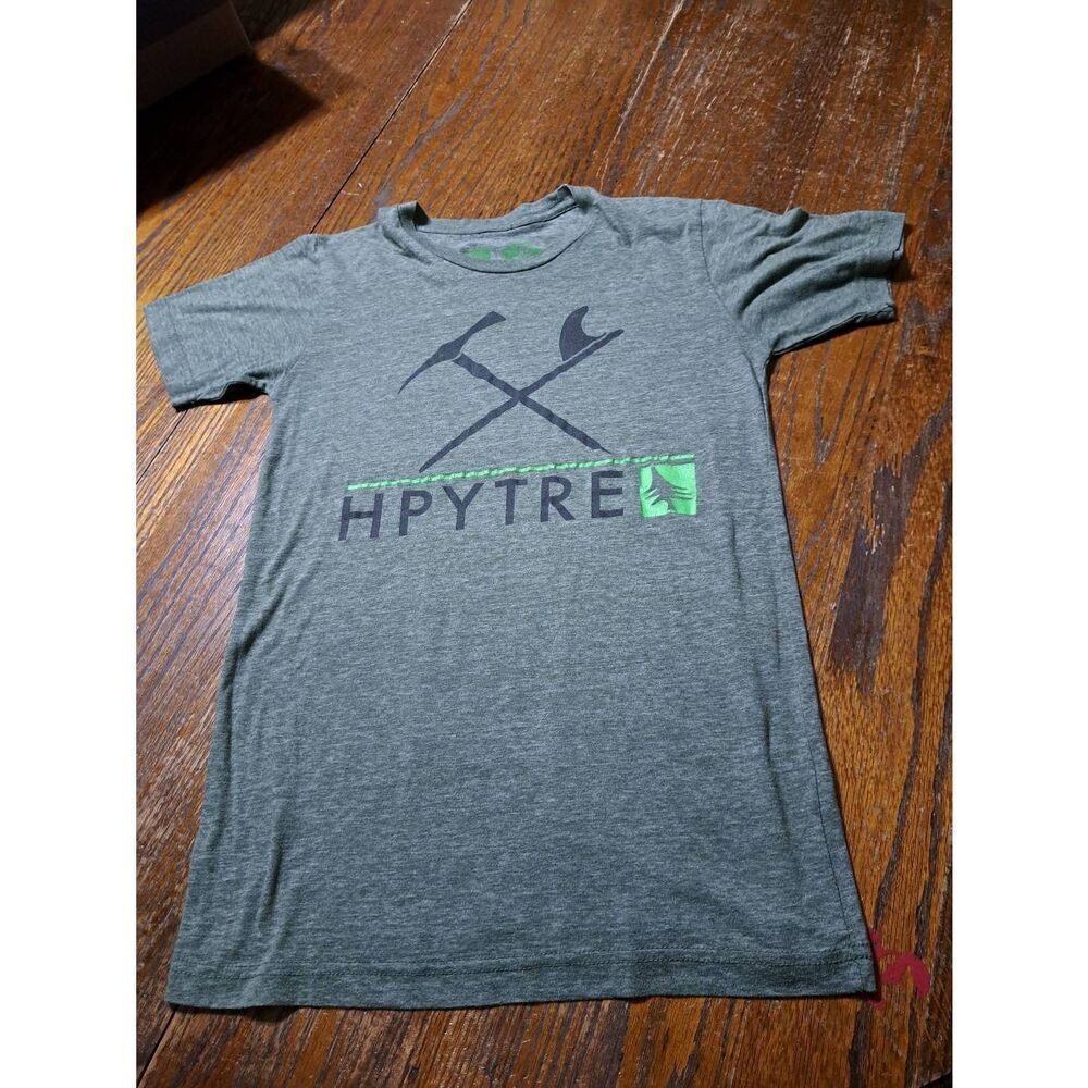 Small Hippy Tree Green Black Short Sleeve Pullover Tee Tshirt Top